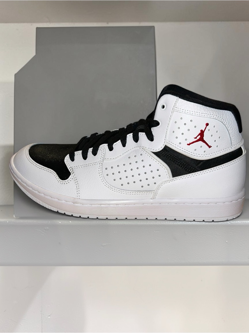 Nike Air Jordan Mid White Black Red Men’s Sneakers